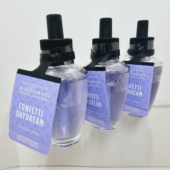 3 CONFETTI DAYDREAM Bath & Body Works Wallflower Refill Bulbs NEW - Picture 4 of 6